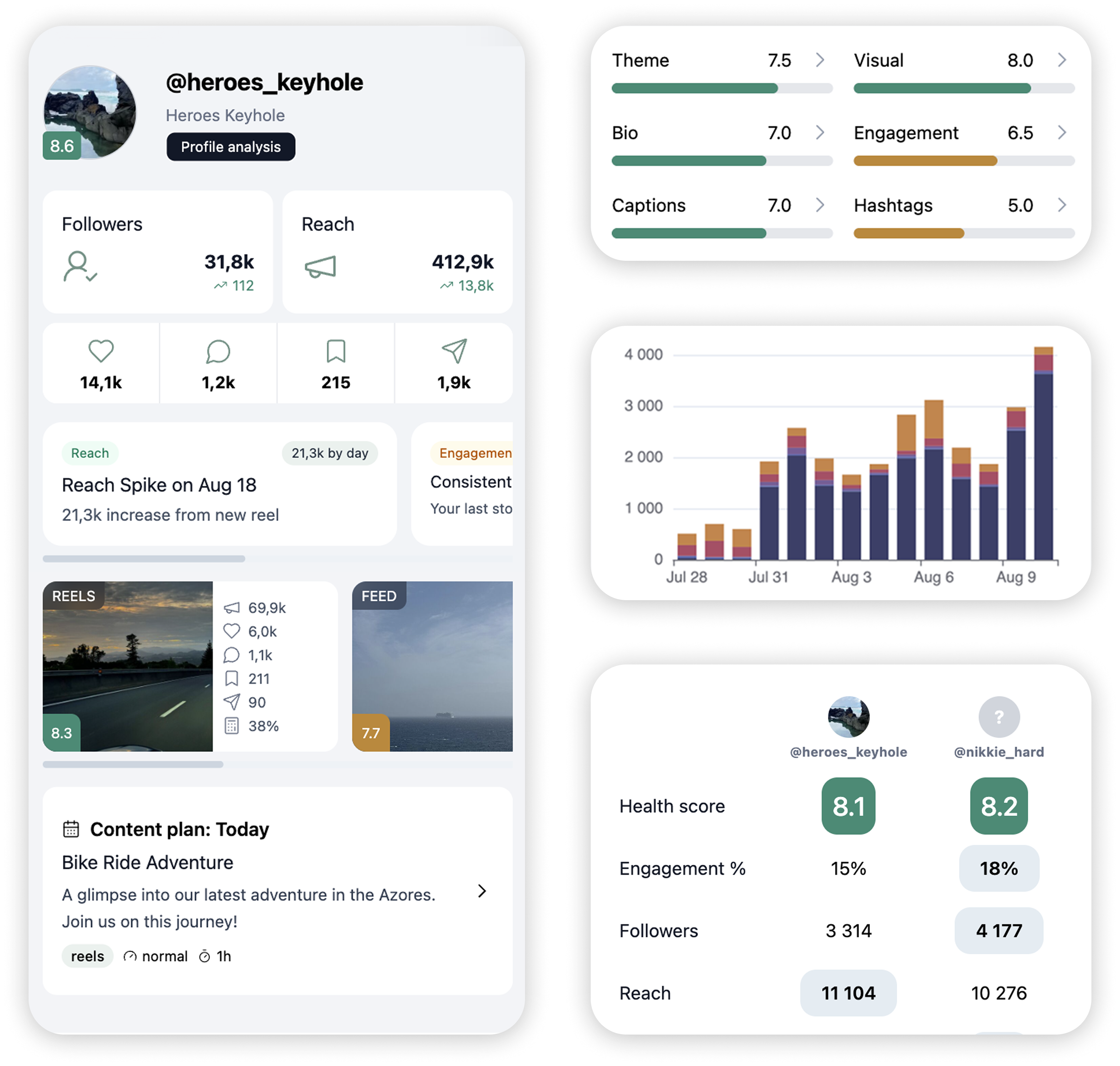 Instagram analytics